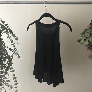 Black High Neck Crop Top